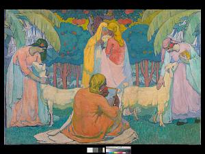 AUGUSTIN FERRANDO 1880-1957 03 - Scene champetre (vers 1930)